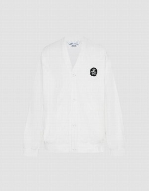 Chamarras Urban Revivo Kimono Lapel Loose Hombre Blancos | PIF8073TN