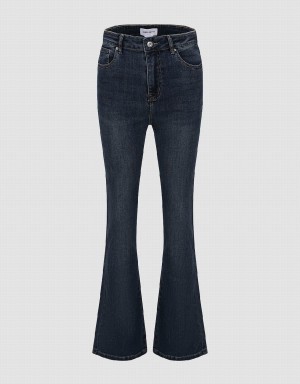 Jeans Urban Revivo Flare Mujer Azules | WRO513WN