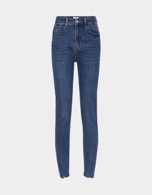 Jeans Urban Revivo Ripped Mom Mujer Azules | SEI5274YP