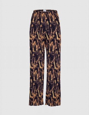 Pantalon Urban Revivo Allover Print Directo Mujer Grises | NRP779SE