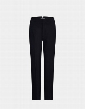 Pantalon Urban Revivo Directo Tailored Mujer Negros | LFT9494LE