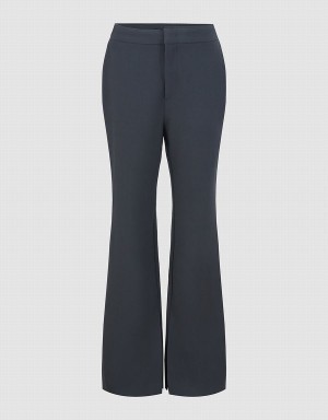 Pantalon Urban Revivo Flare Mujer Grises Oscuro | MCE2324KA