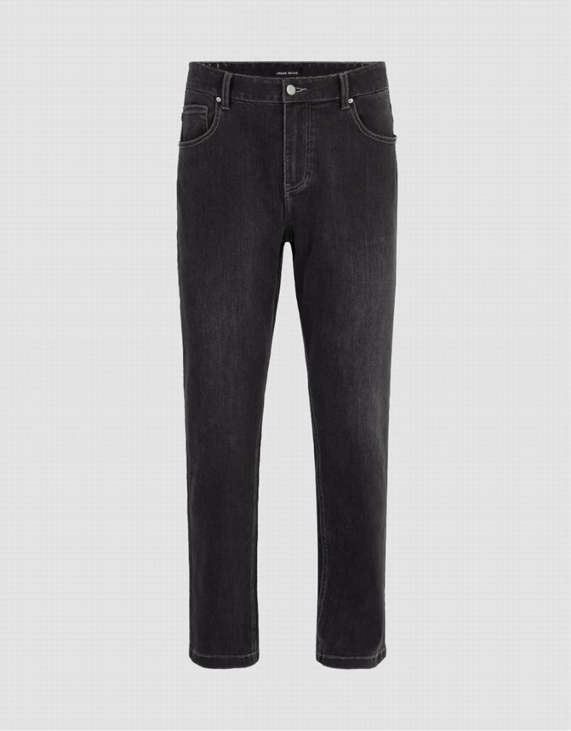 Jeans Urban Revivo Directo Hombre Negros | HIQ8224CC