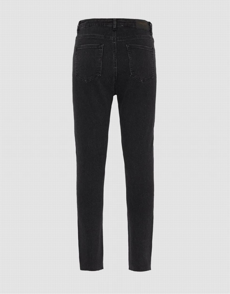 Jeans Urban Revivo Flaco Mujer Negros | CIU3040SO