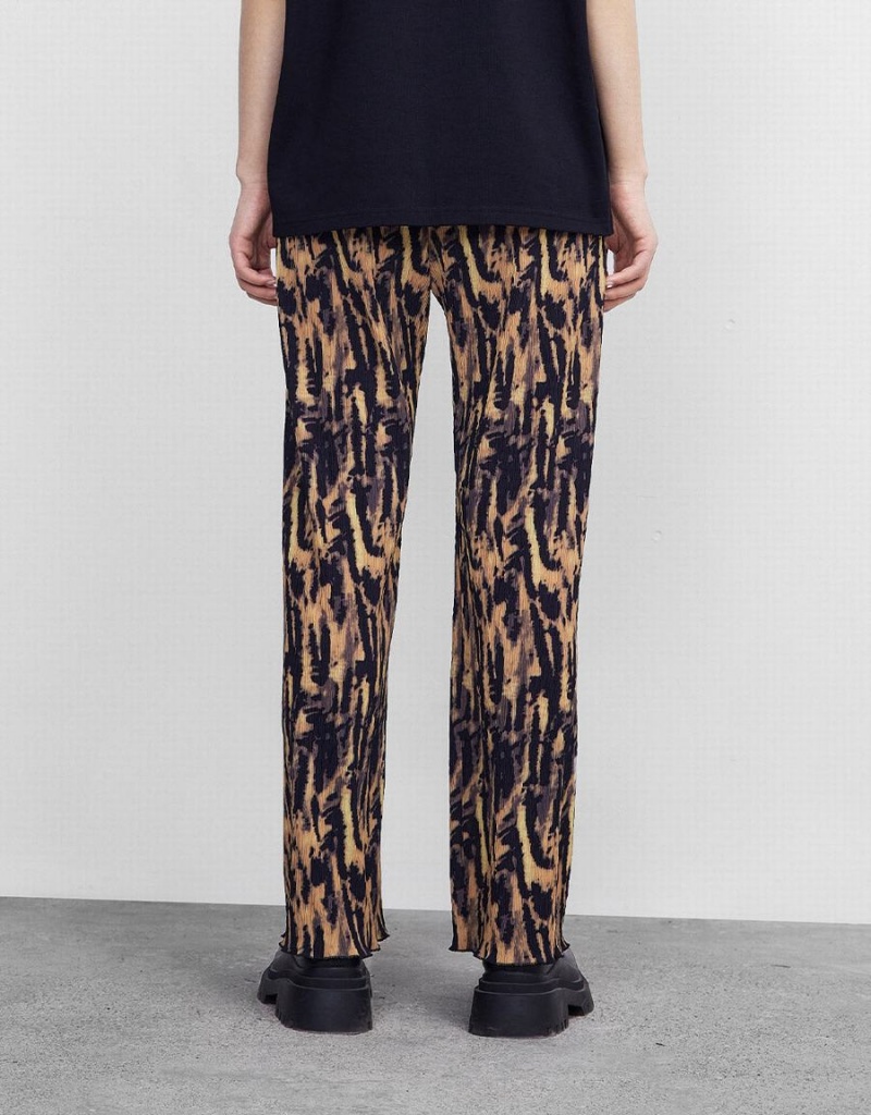 Pantalon Urban Revivo Allover Print Directo Mujer Grises | NRP779SE