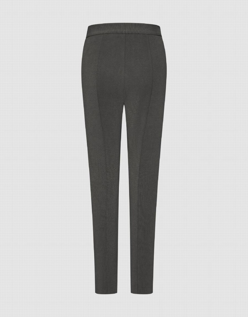 Pantalon Urban Revivo De Punto Directo Mujer Grises Oscuro | FVV6413SG