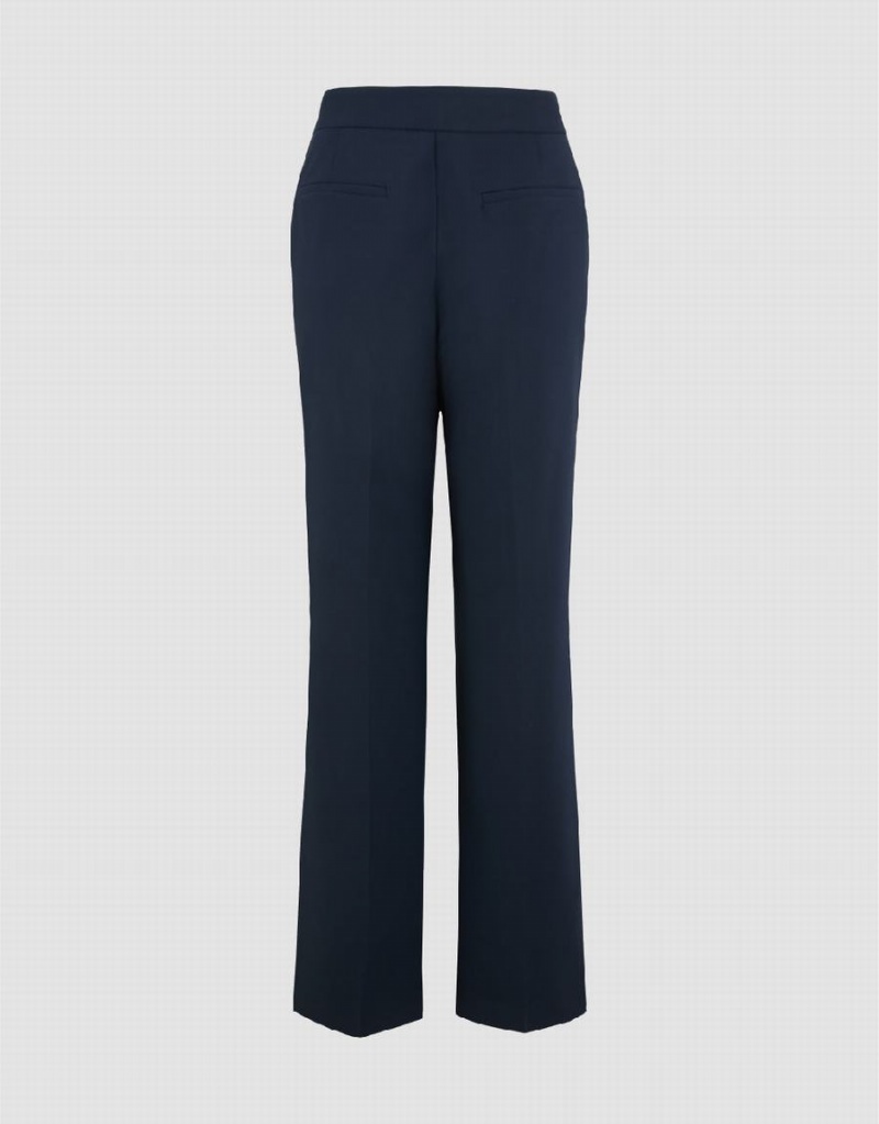 Pantalon Urban Revivo Directo Mujer Azules | QBH2079MP