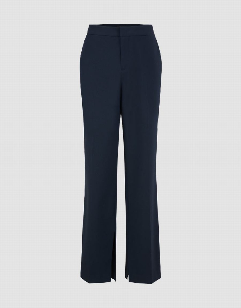 Pantalon Urban Revivo Directo Mujer Azules | QBH2079MP