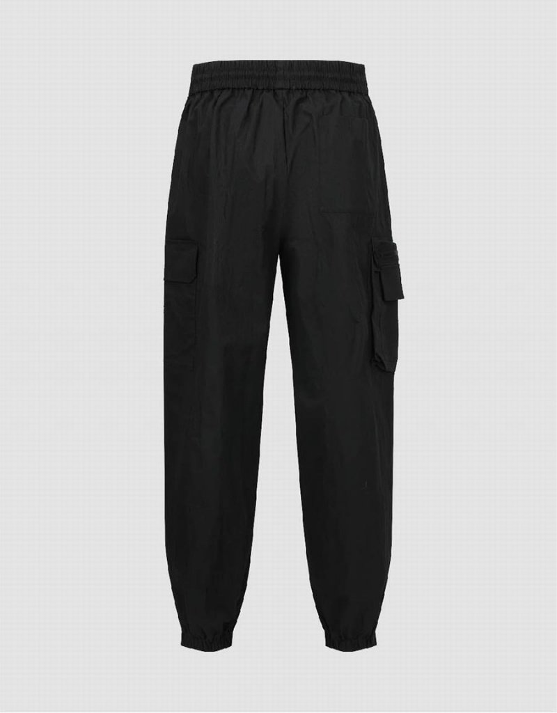 Pantalon Urban Revivo Elastic Cintura Jogger Hombre Negros | HIS7091DU