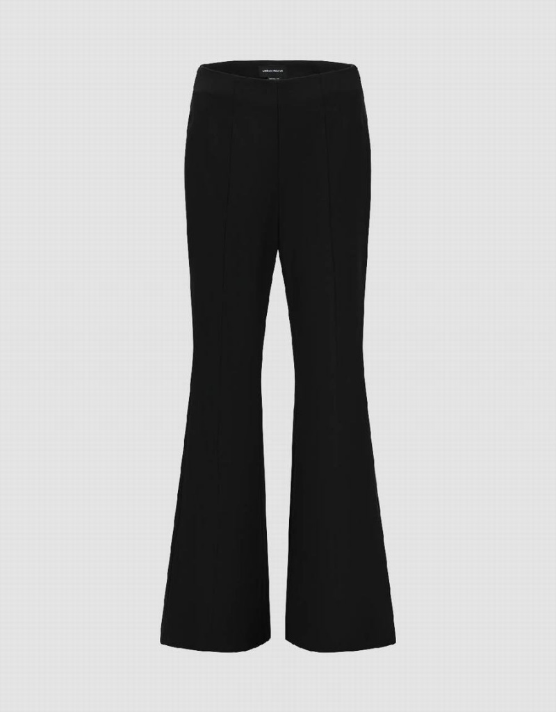 Pantalon Urban Revivo Flare Mujer Negros | FWI9181UW