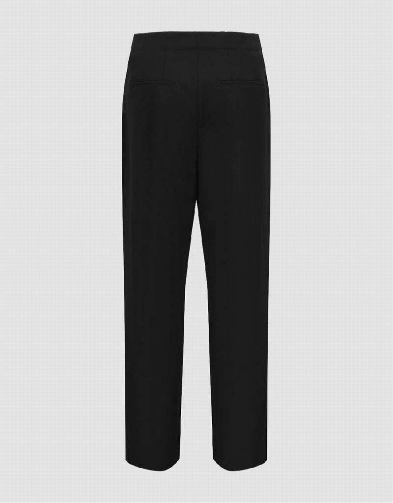 Pantalon Urban Revivo Tailored Carrot Fit Mujer Negros | ROZ246XB