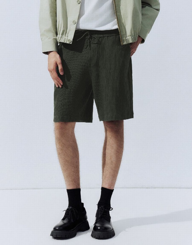 Short Urban Revivo Loose Hombre Verdes | RWP4790EX