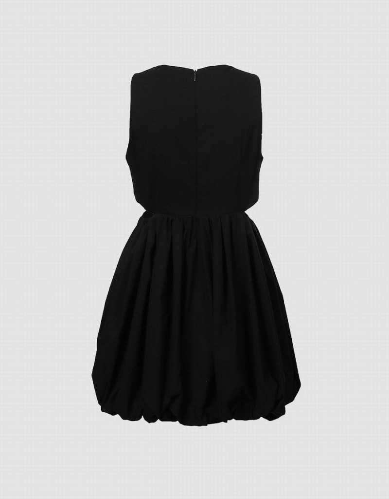 Vestido Urban Revivo Cut Out Detail Sin Manga Mujer Negros | RIB2346BG