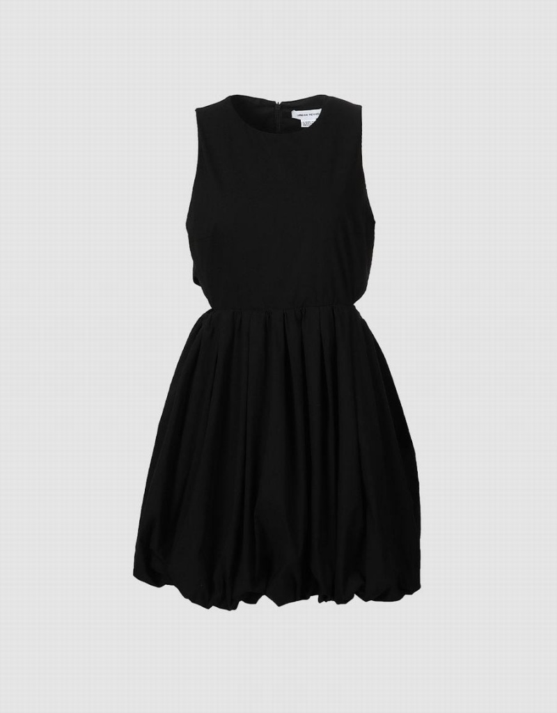 Vestido Urban Revivo Cut Out Detail Sin Manga Mujer Negros | RIB2346BG